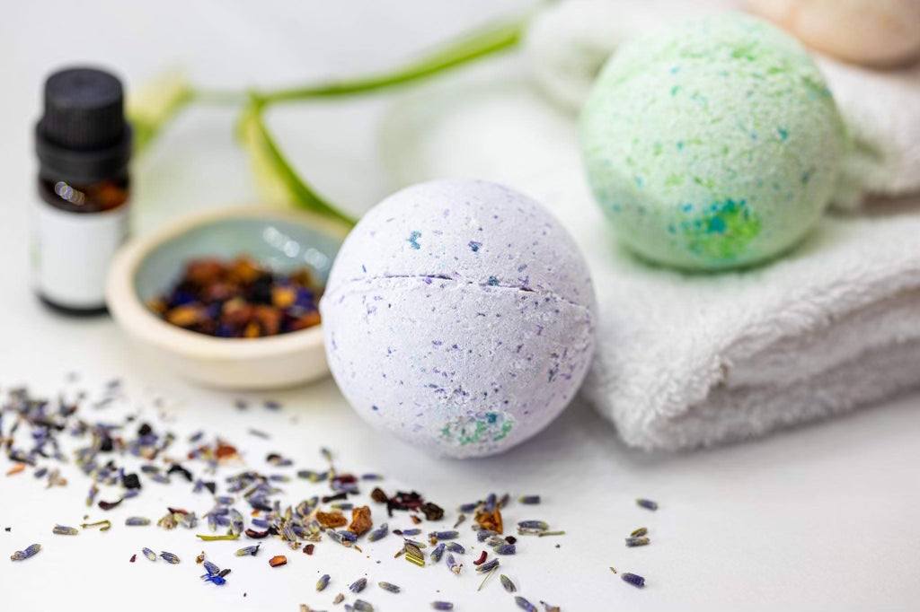 Natural Bath Bombs with Essential oils