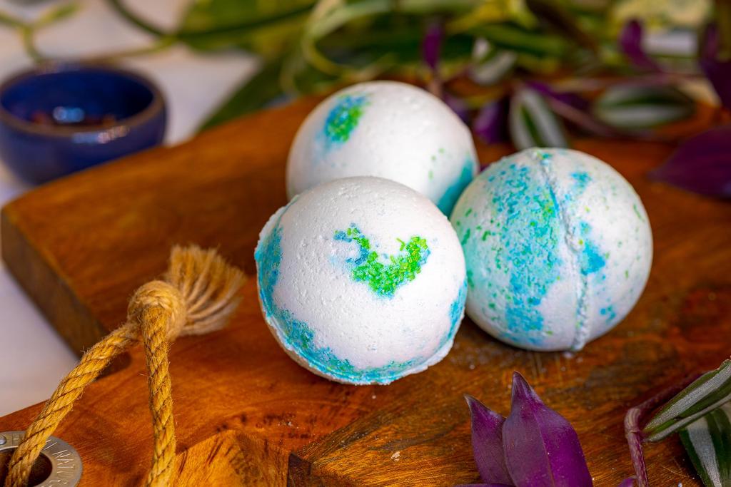 Bombes de bain entièrement naturelles