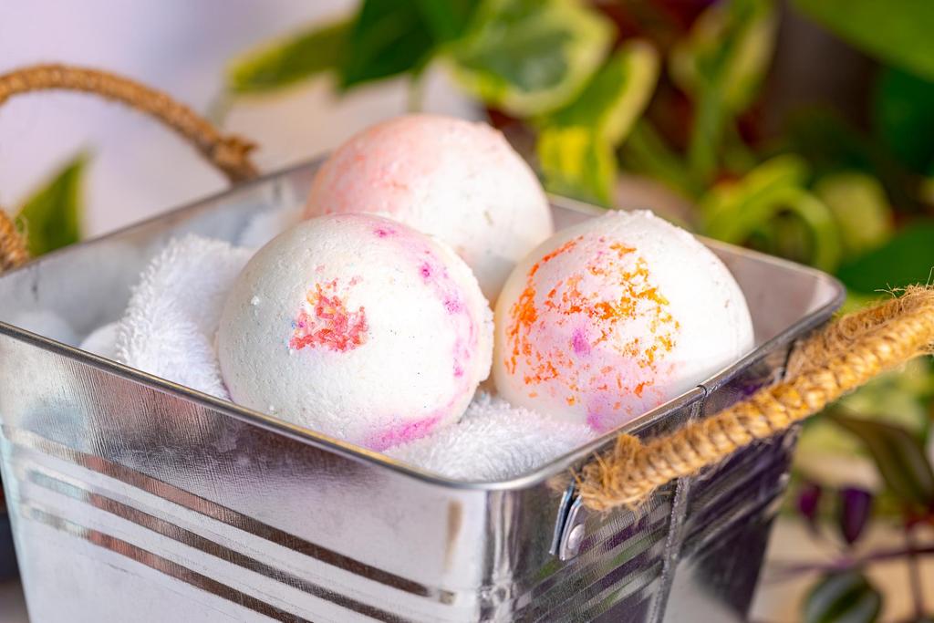 Bombes de bain entièrement naturelles