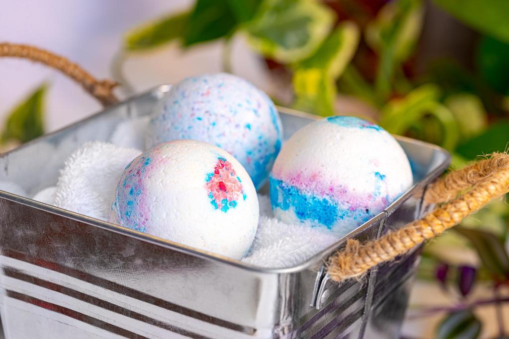 Bombes de bain entièrement naturelles