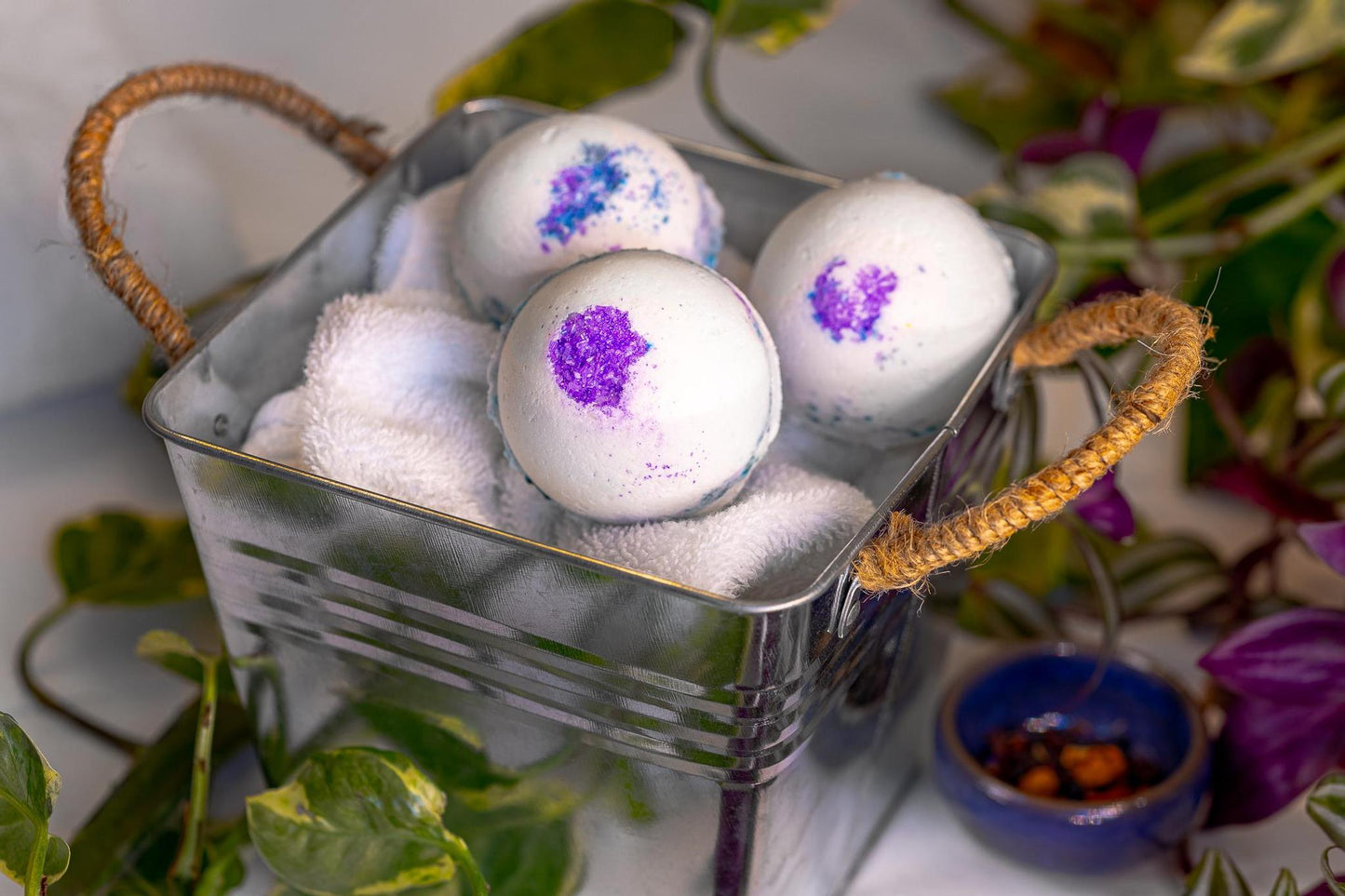 Bombes de bain entièrement naturelles