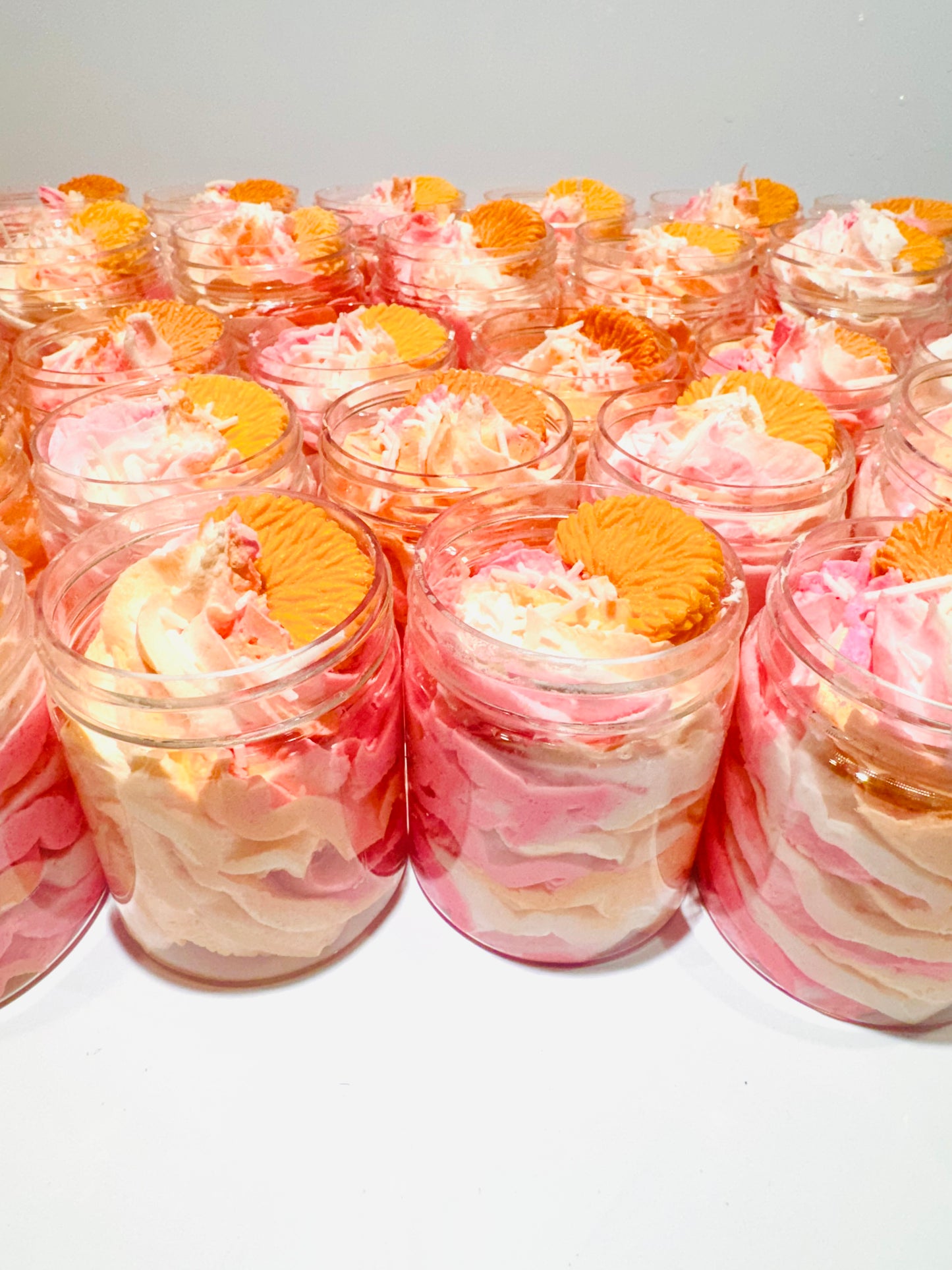 Pot de savon au beurre fouetté